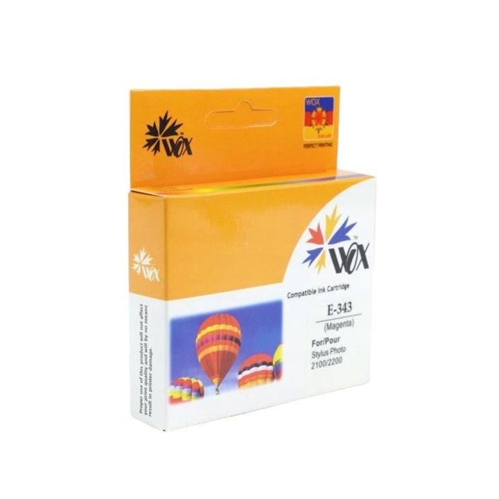 Wox Magenta tintasugaras nyomtatópatron, kompatibilis Epson Stylus Photo 2100/2200