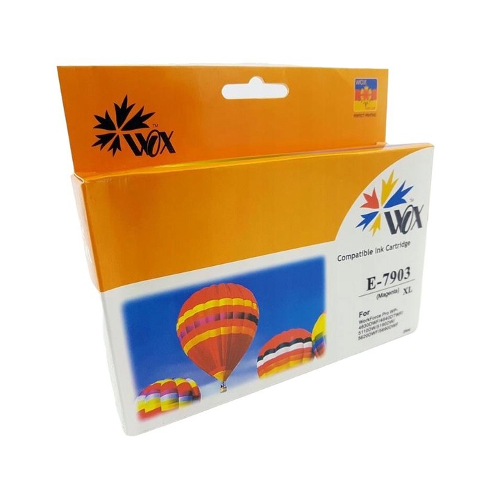 Wox Magenta tintasugaras nyomtatópatron az Epson WorkForce Pro-hoz