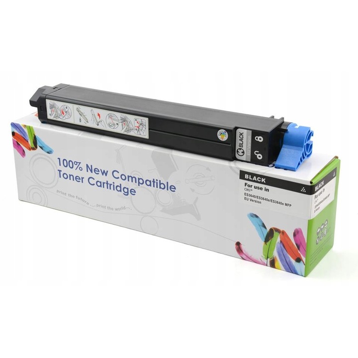 Cartus Toner Cartridge Web pentru OKI ES3640,ES3640E,ES3640E MFP, negru, 15000 pagini