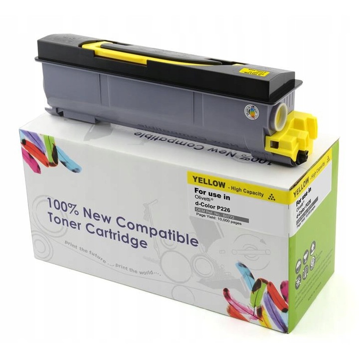Cartus toner Cartridge Web pentru OLIVETTI D-Color P226, galben, 10000 pagini