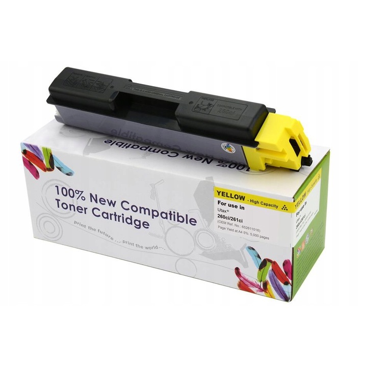 Cartus Toner Cartridge Web pentru UTAX 260ci/261ci, Galben, 5000 pagini