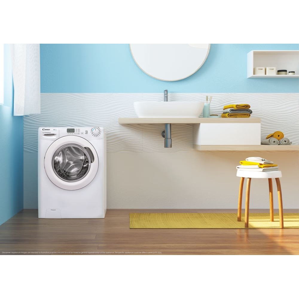 Masina spalat Candy, Ultra Hygiene, 8 kg, 1200 rpm, NFC, kf detect, simply-Fi, D, alb