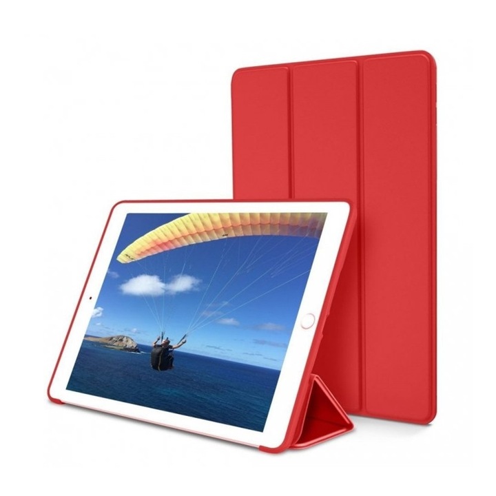 Husă tabletă compatibilă cu iPad 2025 de 11 inchi (iPad 11) - Smart Case roșu
