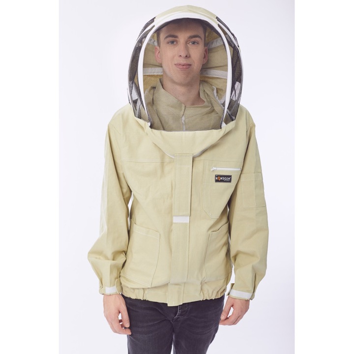 Пчеларско яке с цип "Spaceman" Тип Konigin Olive Green Размер M
