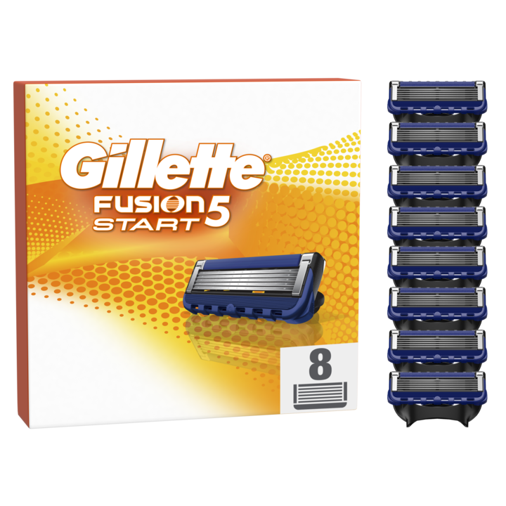 Резервни ножчета за самобръсначка Gillette Fusion5 Start, 8 броя