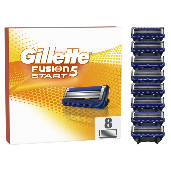 Gillette Fusion5 Start Cserélhető peng borotvához, 8 db