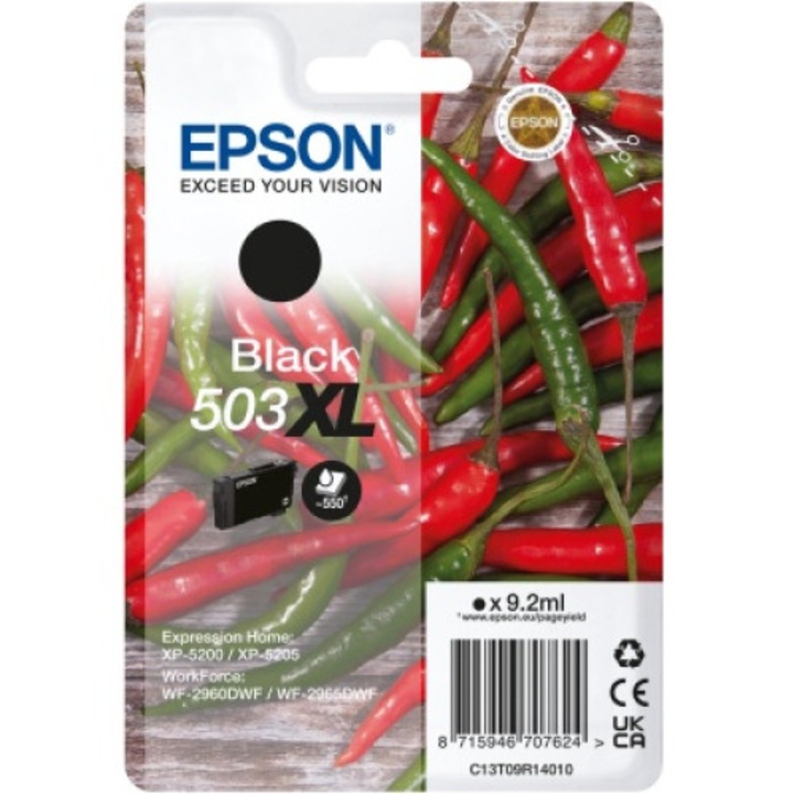 EPSON 503XL tintapatron, nagy kapacitású, fekete