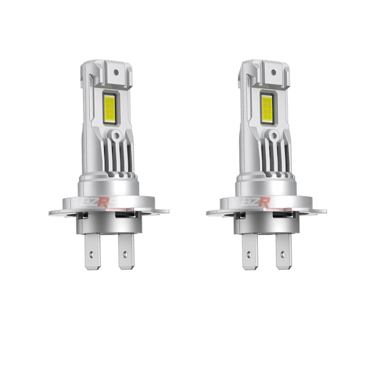 Комплект 2 LED мини крушки за кола H7, 3570, Canbus, с вентилатор, 120W, 12-18V, 6500K, 12000Lm, BZRSH