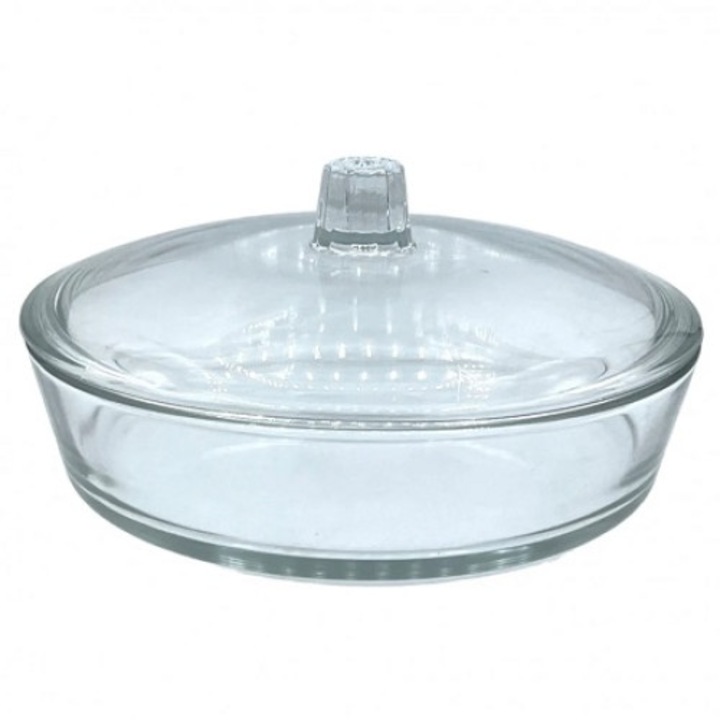 Bol sticla cu capac, Gold Pyramid GR-22BC