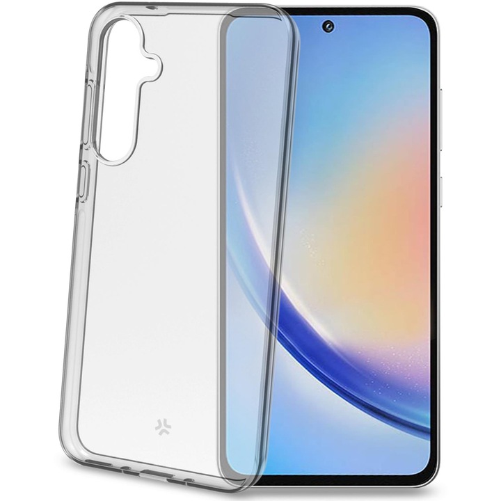 Защитен калъф Celly за Samsung Galaxy A35 5G, Прозрачен