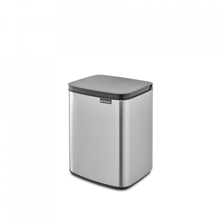 Cos de gunoi Brabantia Bo Small 7L, otel mat, rezistent la amprente 1006632