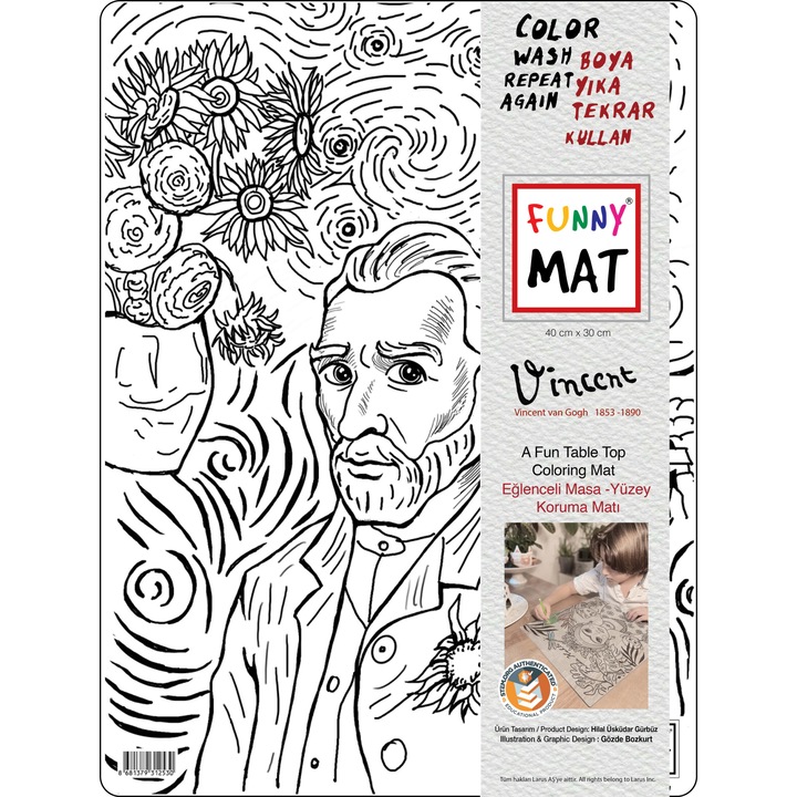 Plansa Funny Mat - Vincent, 30x40cm