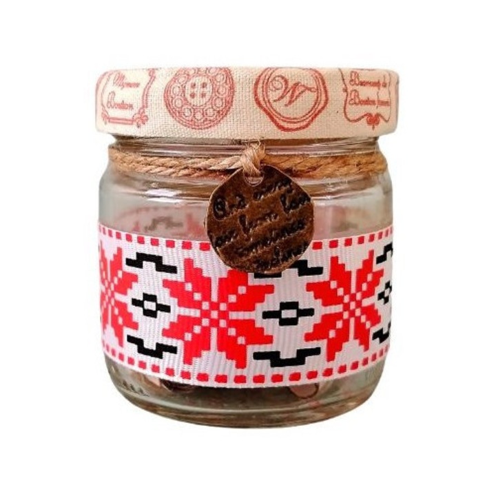 Scrisoare cadou handmade pentru sora - tip puzzle in mini-borcan