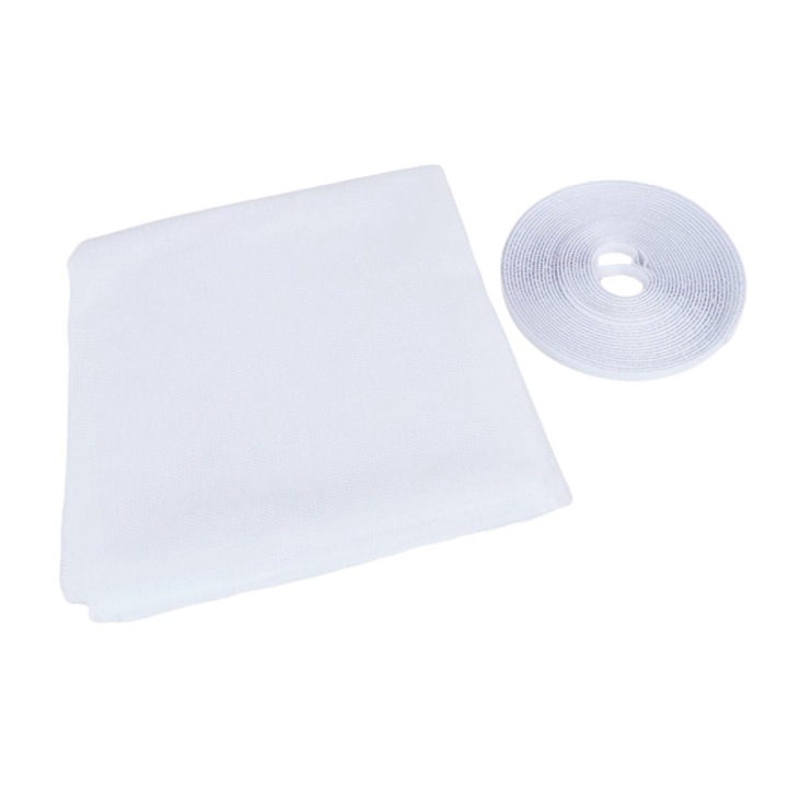 Plasa de protectie impotriva insectelor, PrzydaSie.pl, Poliester, 130x150cm, Alb