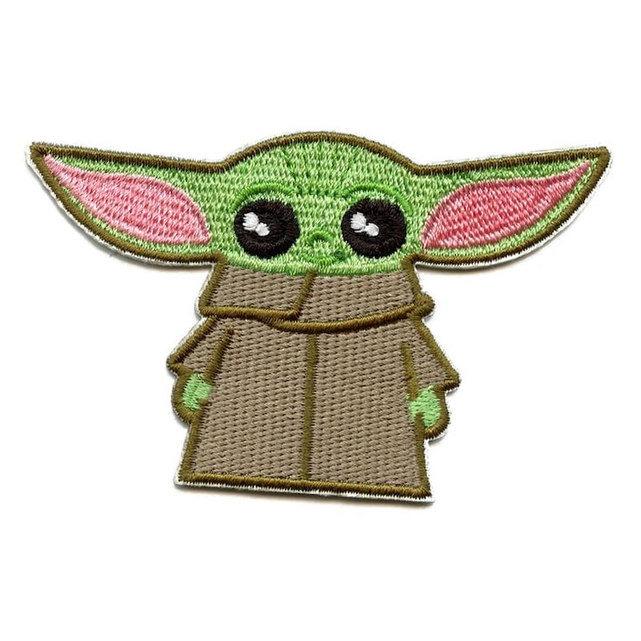 Petic textil Baby Yoda, 8 cm, INOVATIX