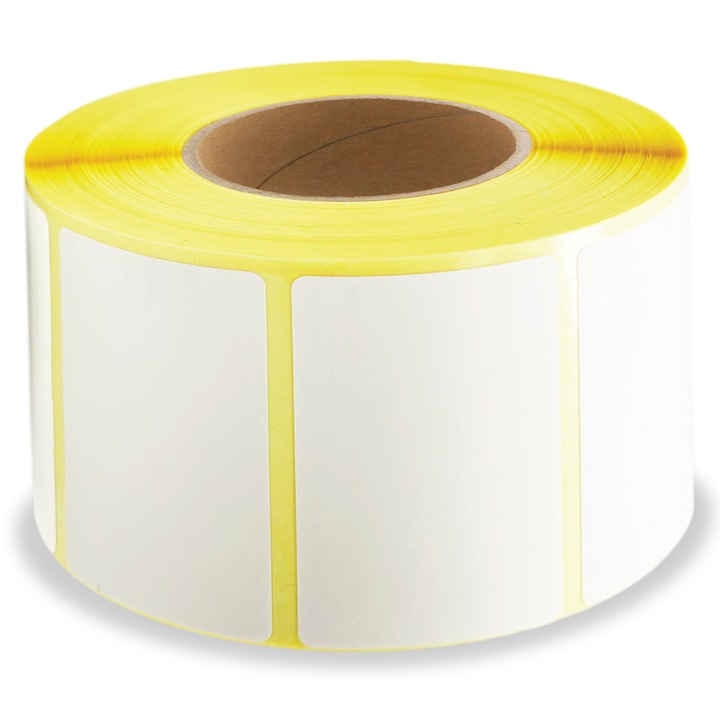 ROLTECH® termikus öntapadó címkék, 50 x 32 mm, 1000 címke/tekercs