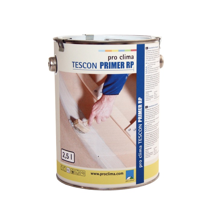 Primer pentru crestere aderenta benzi adezive etansare, pro clima TESCON PRIMER RP, cutie 2.5 litri