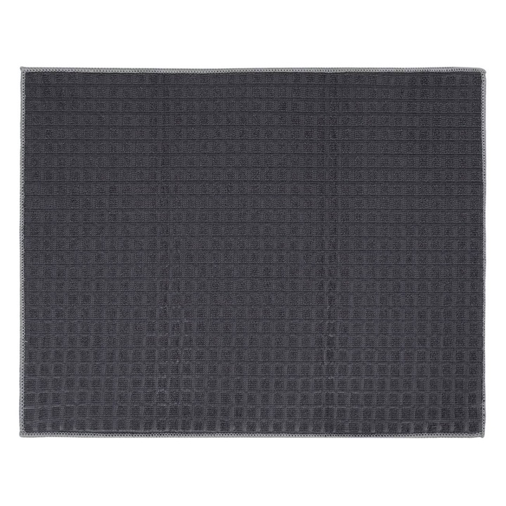 Prosop uscator de bucatarie Shopiens® pentru farfurii si pahare, gri, 50 x 39 cm