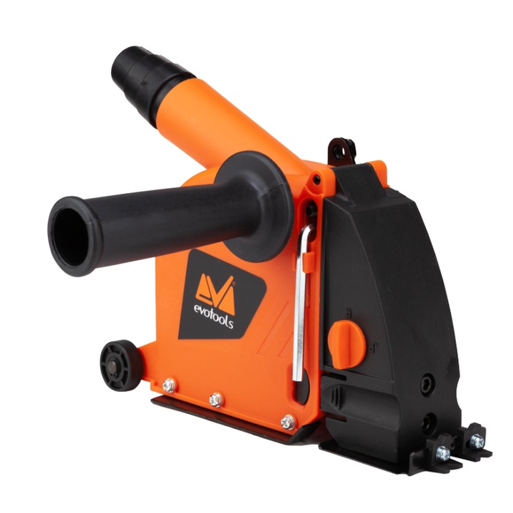 Adaptor Aparatoare Polizor Unghiular pentru Debitare cu Sistem de Aspirare 125 mm