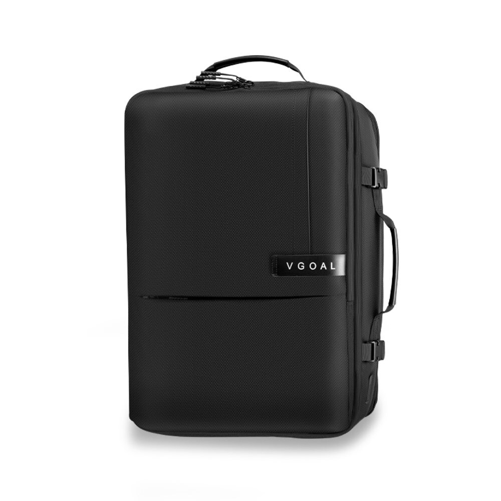 Rucsac laptop 17", pentru calatorii, expandabil pana la 42 L, cu port de incarcare USB, VGOAL, 33x24/29x52 cm, Negru