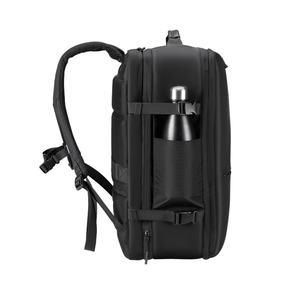 Rucsac laptop 17", pentru calatorii, expandabil pana la 42 L, cu port de incarcare USB, VGOAL, 33x24/29x52 cm, Negru