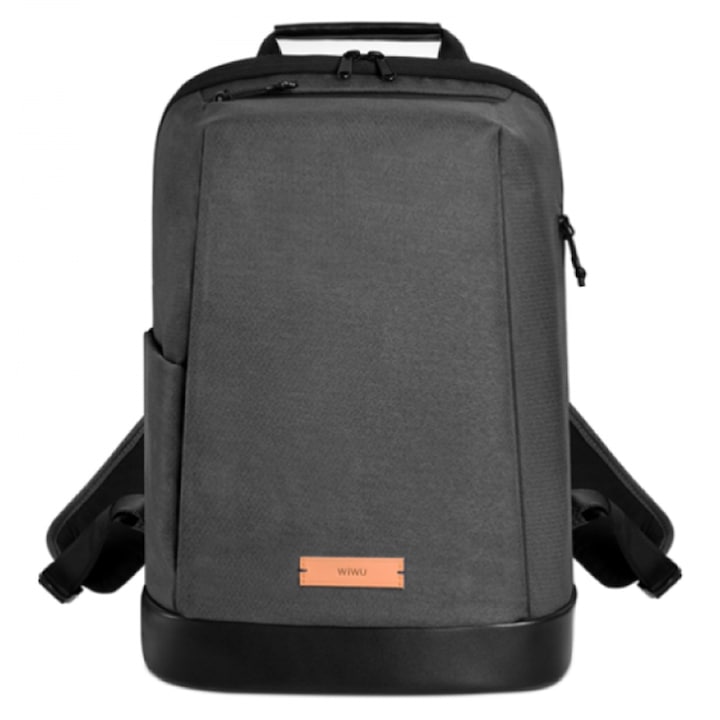 Geanta Ace S pentru Laptop 15.6”, OPTIM SOLUTION, Multi-pockets Rucsac, Universal, Ultra Protectie 2 in 1, Waterproof, High-Load Capacity, Interior Captusit, Gri