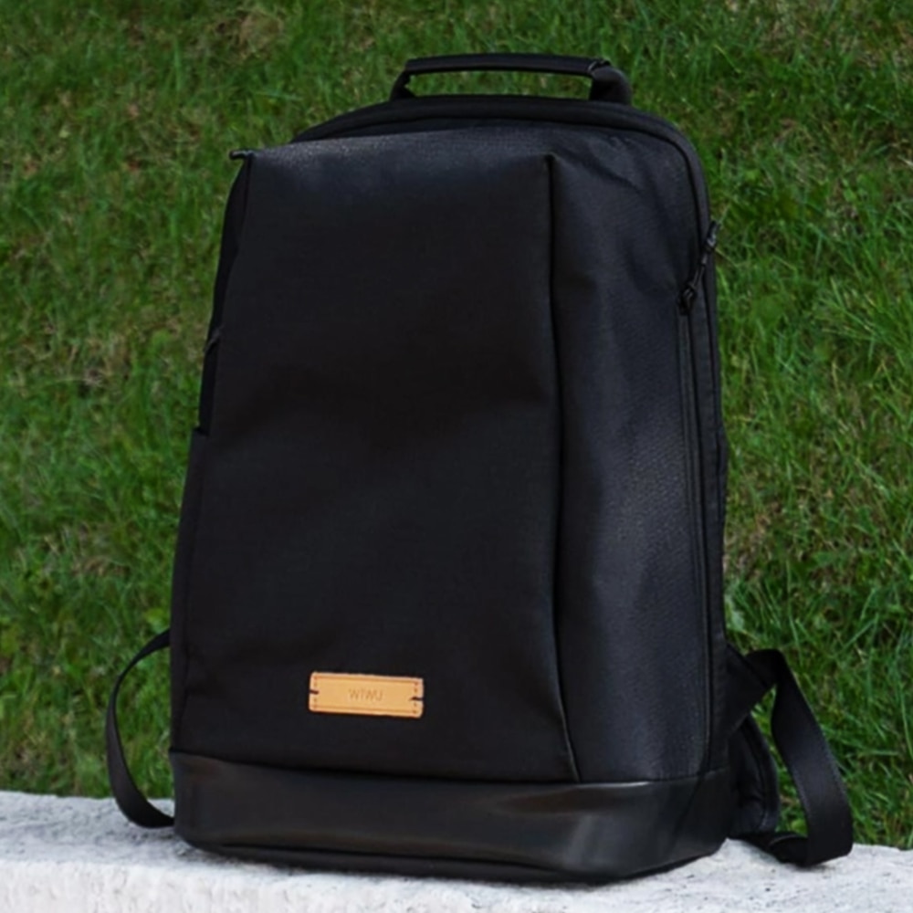 Geanta Ace S pentru Laptop 15.6”, OPTIM SOLUTION, Multi-pockets Rucsac, Universal, Ultra Protectie 2 in 1, Waterproof, High-Load Capacity, Interior Captusit, Negru