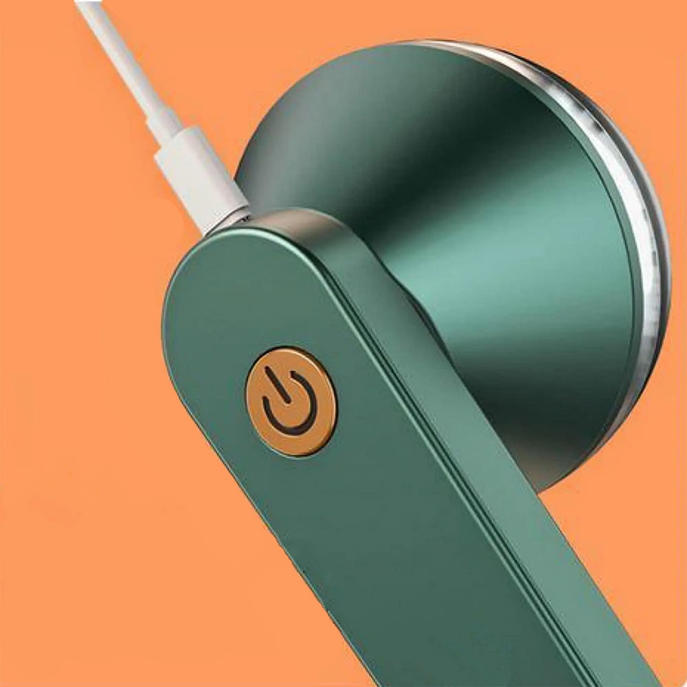 Aparat de Curatat Scame, PRINTERY, Reincarcabil prin USB, Rotire a lamei de 8800 rotatii/min, Perie si Cablu Incarcare Incluse, Verde