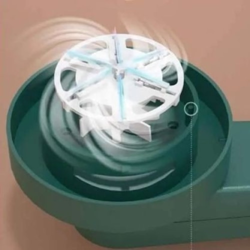 Aparat de Curatat Scame, PRINTERY, Reincarcabil prin USB, Rotire a lamei de 8800 rotatii/min, Perie si Cablu Incarcare Incluse, Verde