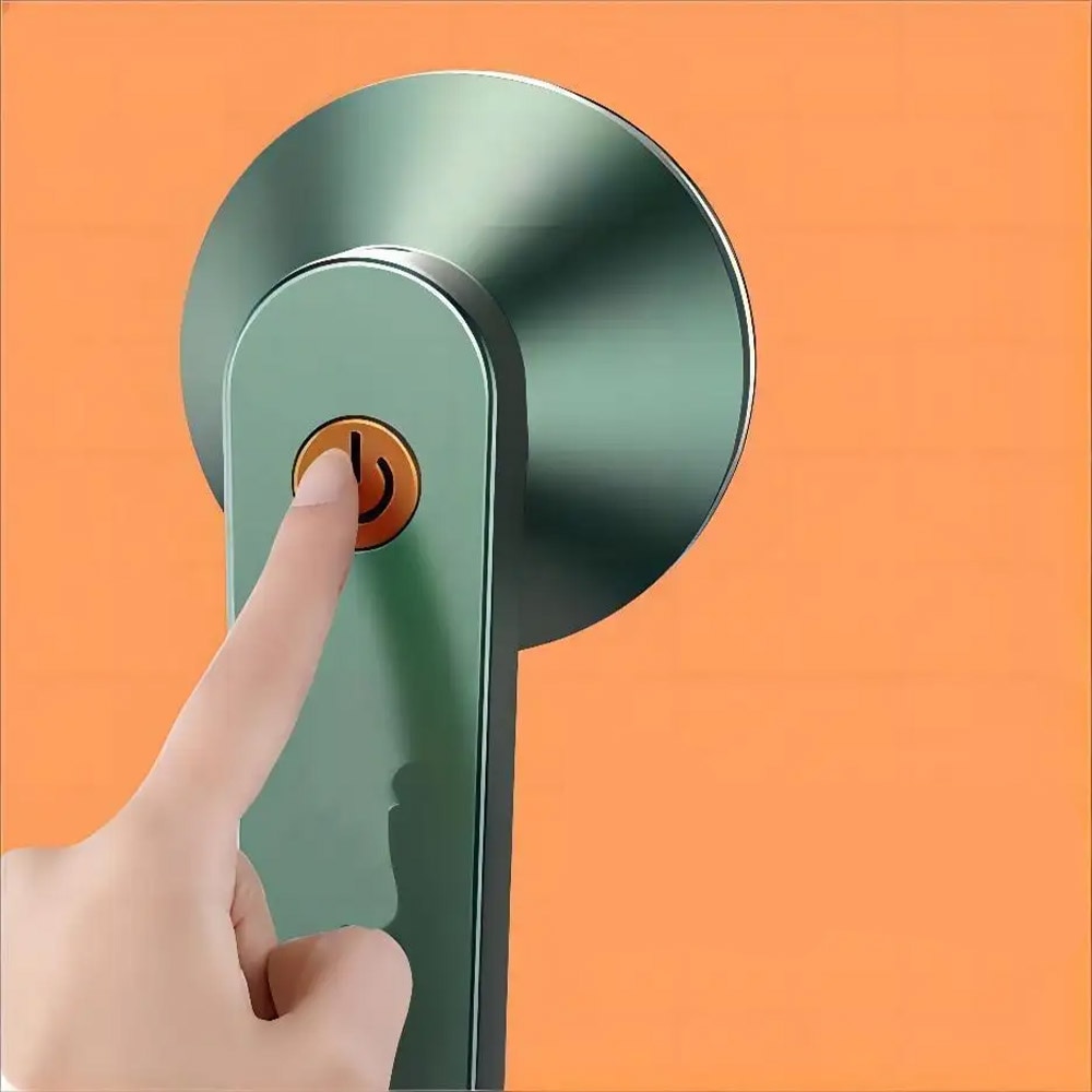Aparat de Curatat Scame, PRINTERY, Reincarcabil prin USB, Rotire a lamei de 8800 rotatii/min, Perie si Cablu Incarcare Incluse, Verde