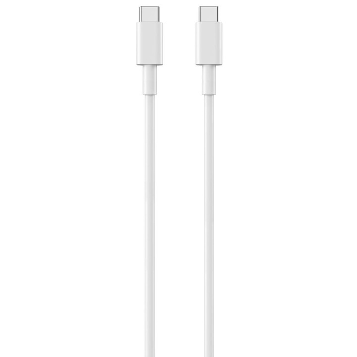 Cablu Lemontti Fast Charge Type-C la Type-C, PD, 100W, 1.2m, Alb
