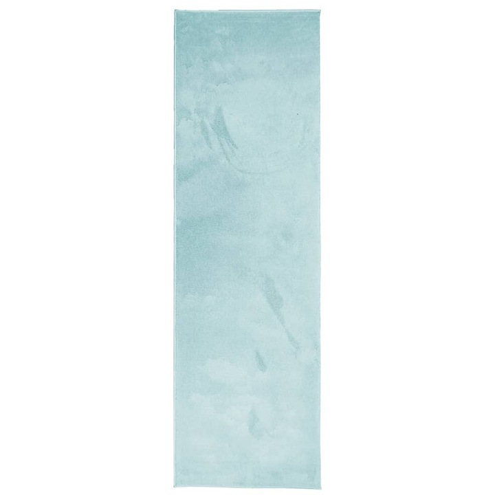 Covor „OVIEDO” vidaXL, fire scurte, verde, 80x250 cm, 0.49 Kg