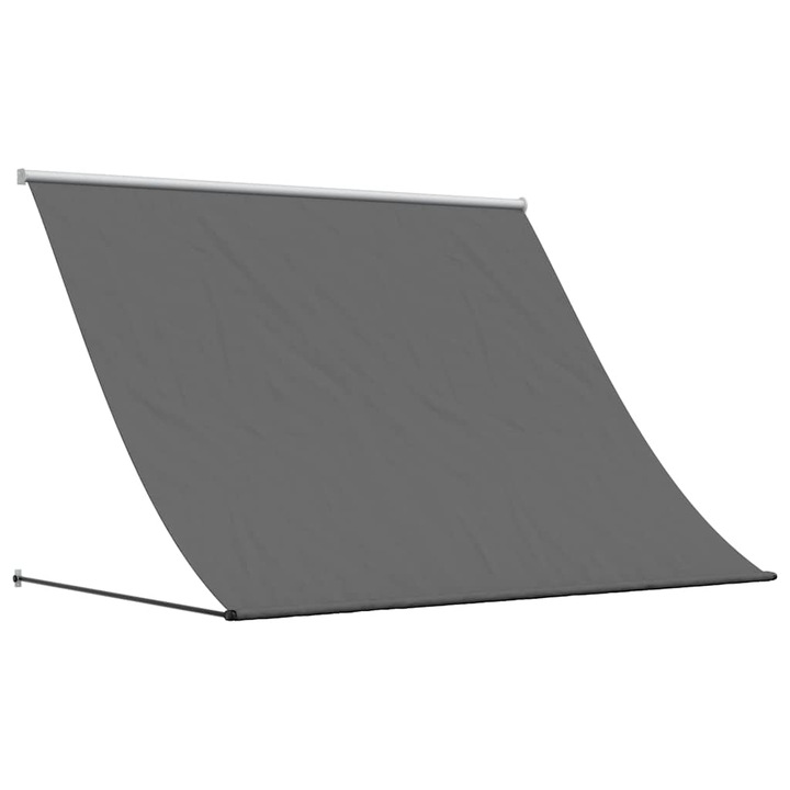 Copertina retractabila vidaXL, antracit, 250x150 cm, tesatura si otel, 3.15 kg