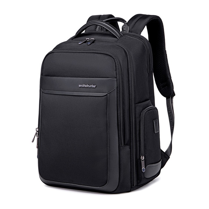 Rucsac Arctic Hunter B00544, compartiment laptop 17", 40L, USB, negru, 49x32x25.5cm
