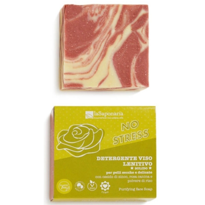 Твърд сапун за лице La Saponaria No Stress, 70 гр