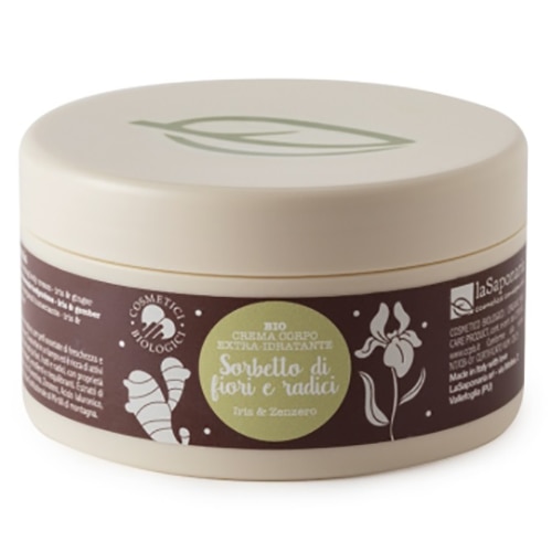 Crema de corp hidratanta, LaSaponaria, Iris si Ghimbir, 180 ml