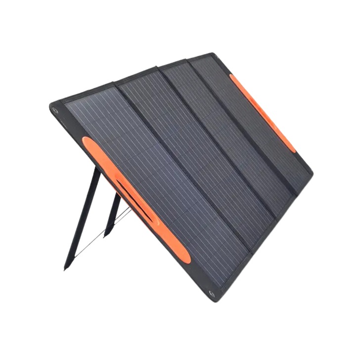 TU&YA Сгъваем соларен панел 200W, водоустойчив IP65, интелигентна защита, сив