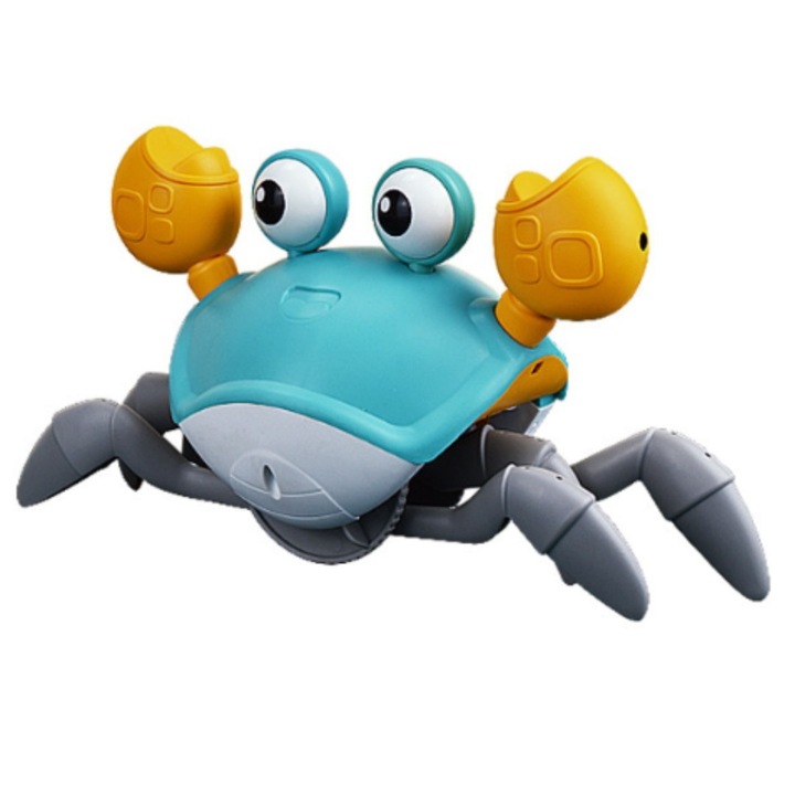 Интерактивна играчка Import ProNice, модел рак, звуци/сензор, многоцветна, 24x12.5x10.5cm