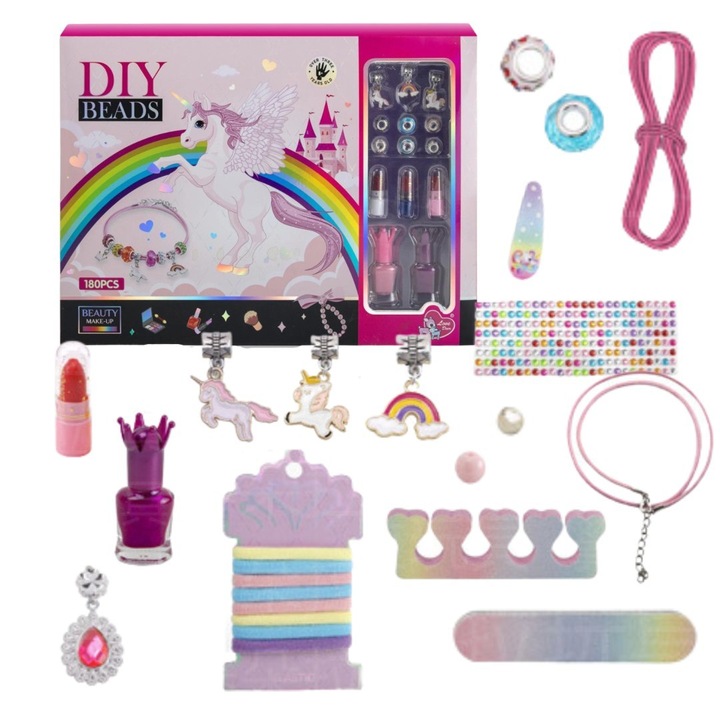 Set de Artizanat Import ProNice, Creare Bijuterii, Multicolor, 35.5x25.5x4cm