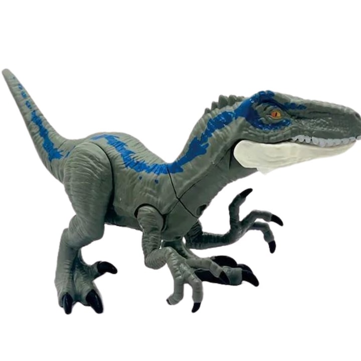 Интерактивна фигурка на динозавър, Import ProNice, ходене/звуци/светлина LED очи, 24.5x12x13cm