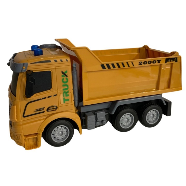 Самосвал с дистанционно управление, Import ProNice, светлинни ефекти, 6+, 39.5x13.5x18cm