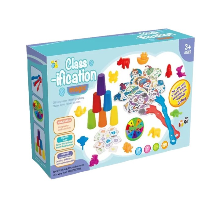 Set educativ, Magic, 75 Piese, Multicolor, 3+ ani