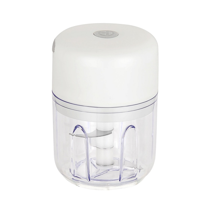 Vezeték nélküli mini elektromos aprító, USB, 250 ml, 3 rozsdamentes ...