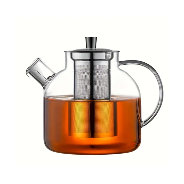 Ceainic infusor Alartex, sticla borosilicat, 1 litru