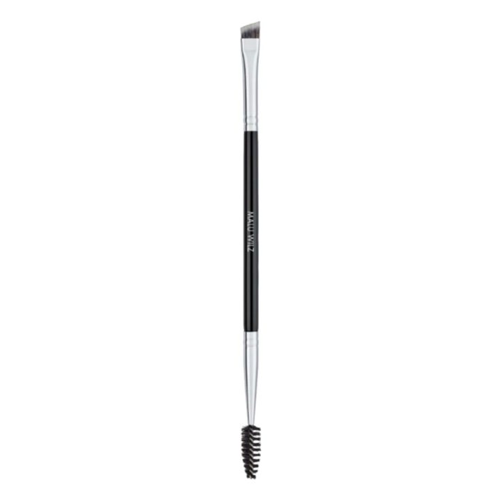 Pensula dubla pentru ochi si sprancene, MALU WILZ, Eye & Brow Brush