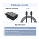 Incarcator super Fast Charge 45W PD usb C, T4510 compatibil cu Samsung S25, S24, S24 ultra, 1 Cablu de date 1.8m USB-C - C 5A