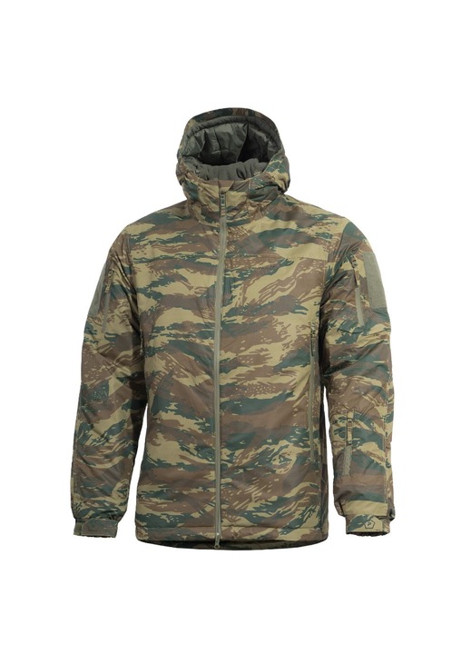 Geaca barbati, Pentagon, Hoplite Parka, impermeabila 5000mm, termoizolanta, Verde, Camuflaj, 2XL