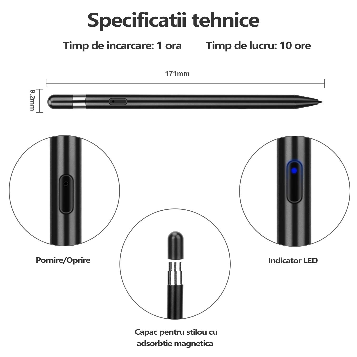 Stylus Pen Universal, pentru iPad Android telefon mobil tableta
