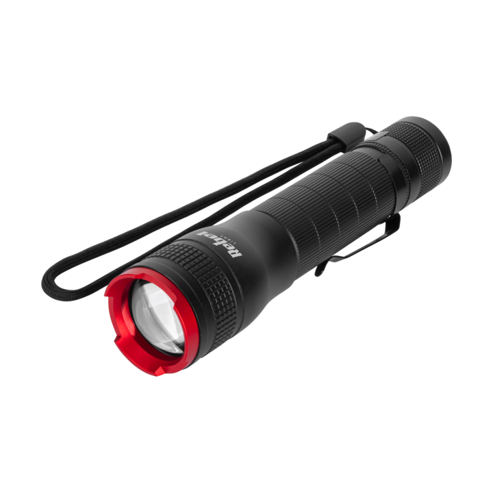 Фенер REBEL, Алуминиев, Zoom, 800lm, Черен