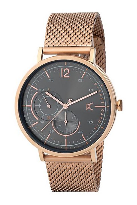 Pierre Cardin, Мултифункционален часовник с мрежеста верижка, Rose Gold
